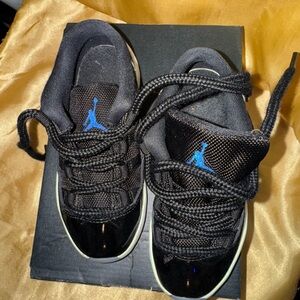 Kids Black and Blue Sneakers